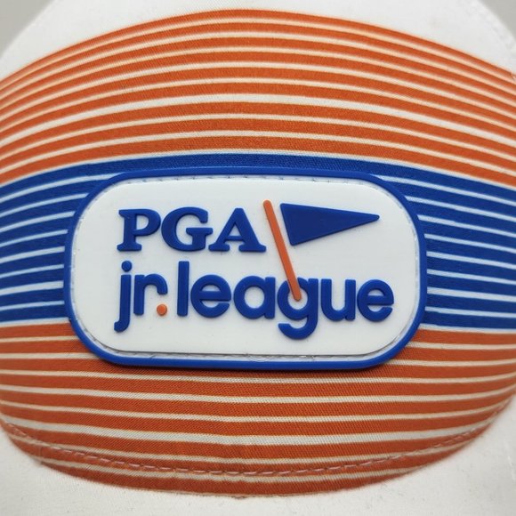 Garb PGA Jr. League Golf Hat - One Size Hook & Loop‎ - White - Picture 2 of 11